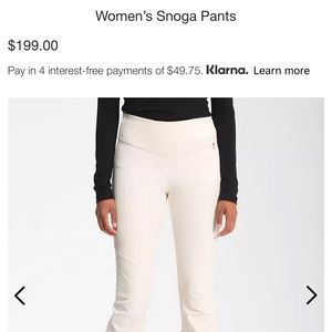 The north face Women’s Snoga Pants